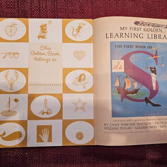 My First Golden Learning Library "The First Book of S" - Picture 3 of 3